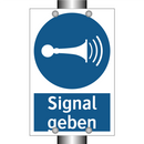 Signal geben