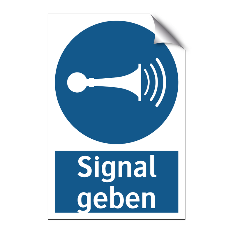 Signal geben