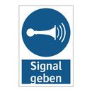 Signal geben