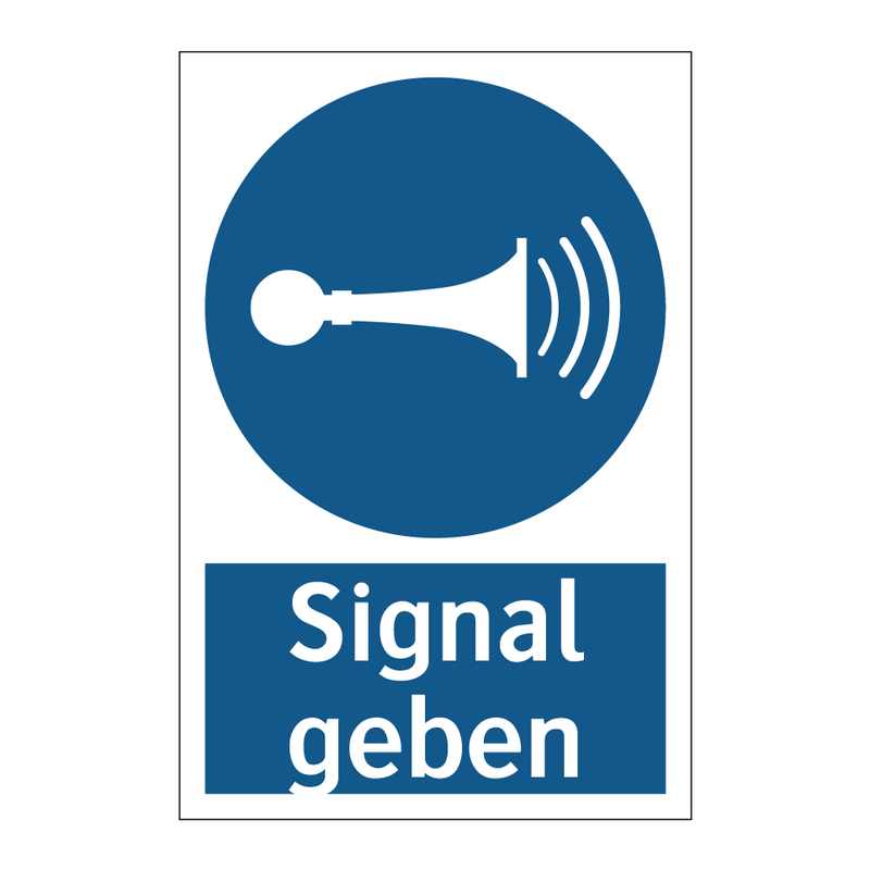 Signal geben