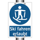 Ski fahren erlaubt