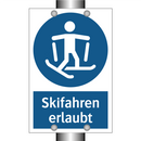 Skifahren erlaubt