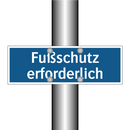 Fußschutz erforderlich