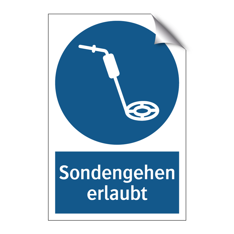 Sondengehen erlaubt