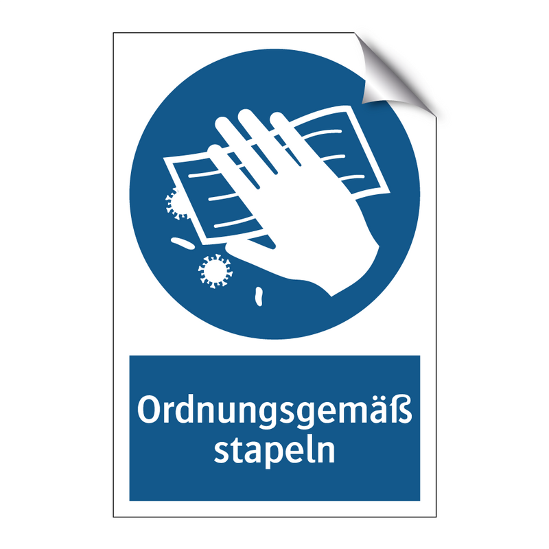 Ordnungsgemäß stapeln