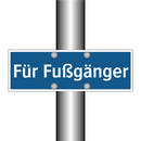 Für Fußgänger