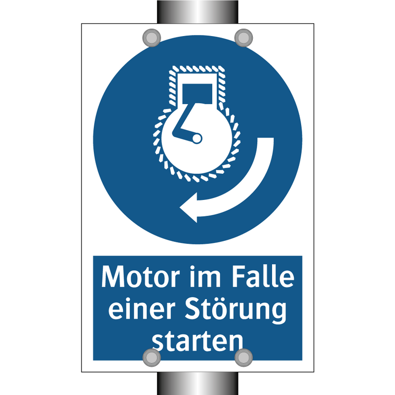 Motor im Falle einer Störung starten