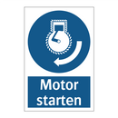 Motor starten