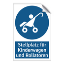 Stellplatz für Kinderwagen und Rollatoren