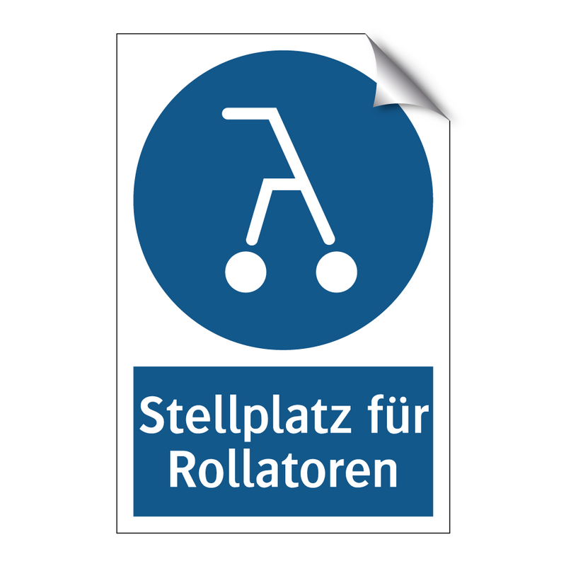 Stellplatz für Rollatoren