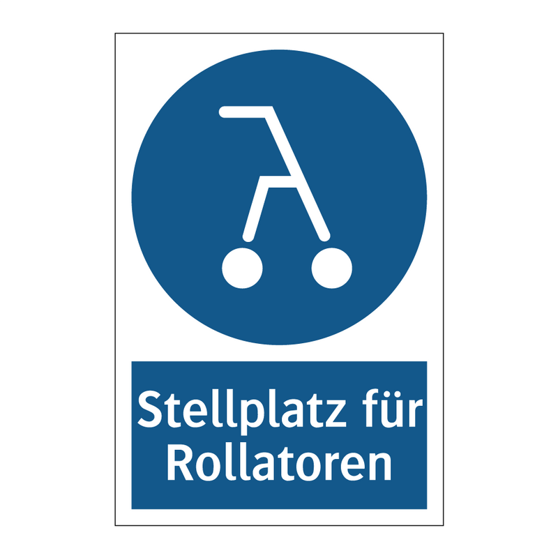 Stellplatz für Rollatoren