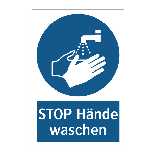 STOP Hände waschen