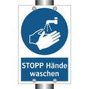STOPP Hände waschen