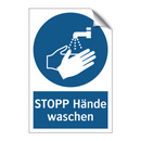 STOPP Hände waschen