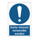 Gurte müssen verwendet werden