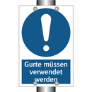 Gurte müssen verwendet werden