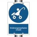 Kinderwagenparkplatz erlaubt