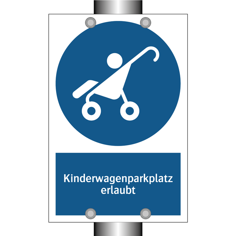 Kinderwagenparkplatz erlaubt