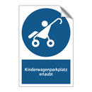 Kinderwagenparkplatz erlaubt