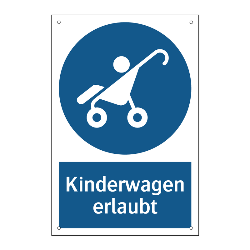 Kinderwagen erlaubt