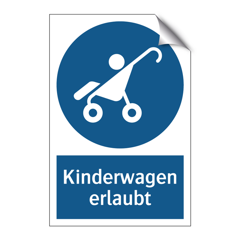 Kinderwagen erlaubt