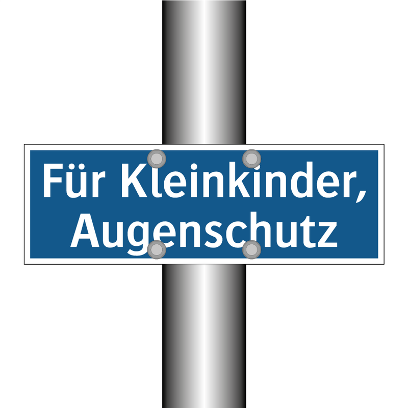 Für Kleinkinder, Augenschutz