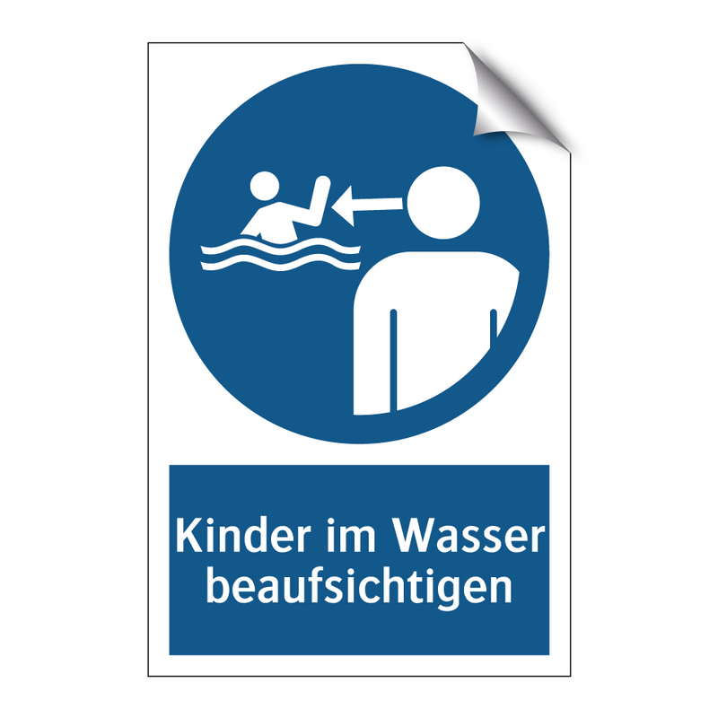 Kinder im Wasser beaufsichtigen