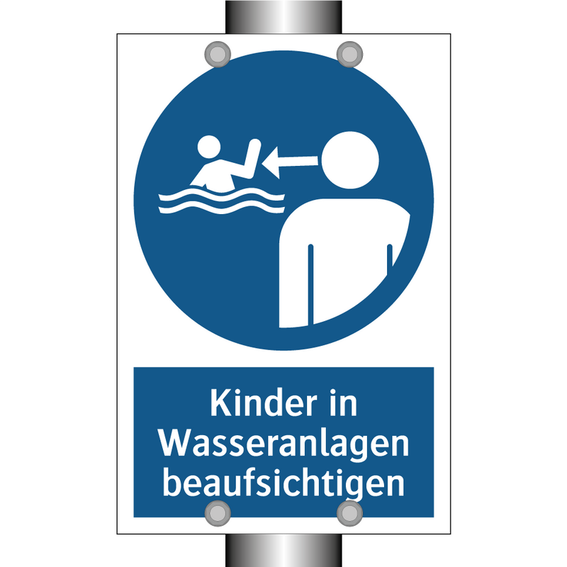 Kinder in Wasseranlagen beaufsichtigen