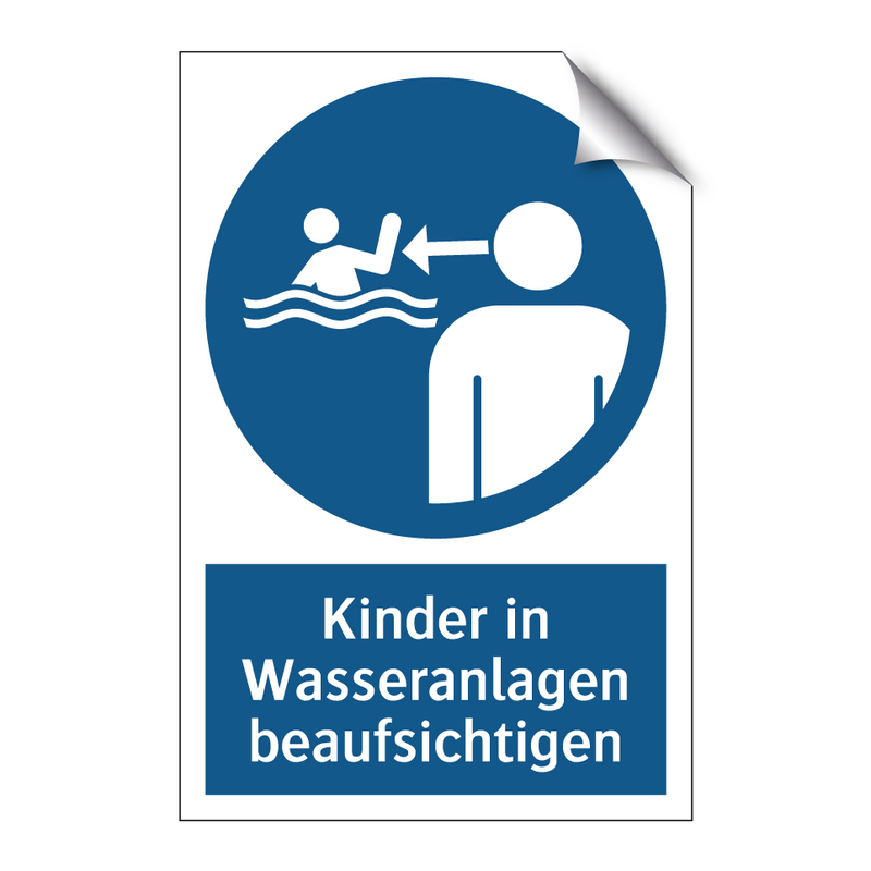 Kinder in Wasseranlagen beaufsichtigen