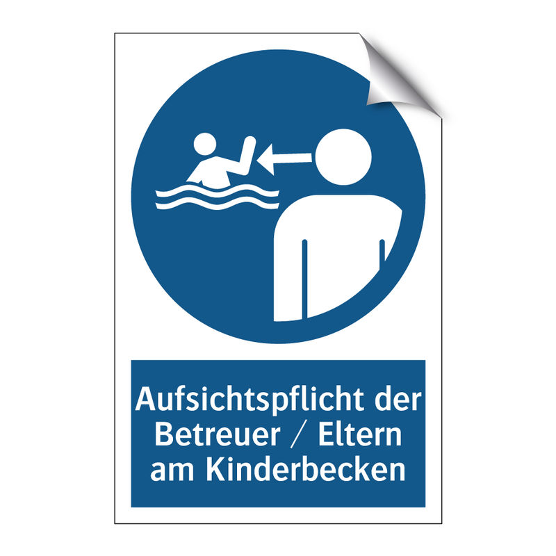 Aufsichtspflicht der Betreuer / Eltern am Kinderbecken