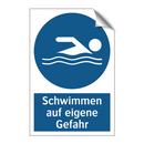 Schwimmen auf eigene Gefahr