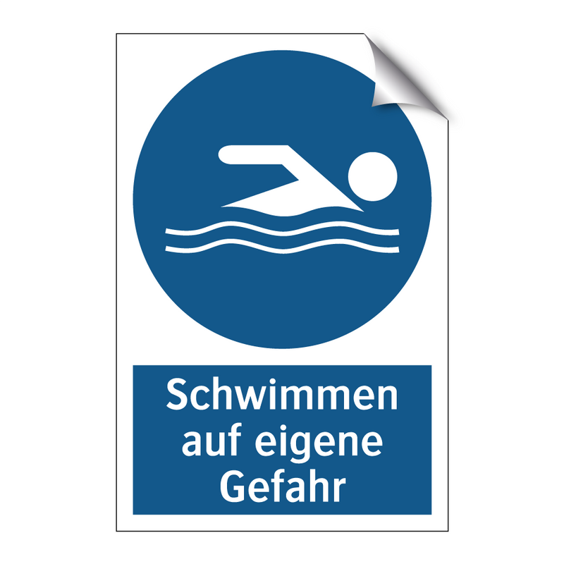 Schwimmen auf eigene Gefahr