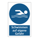 Schwimmen auf eigene Gefahr
