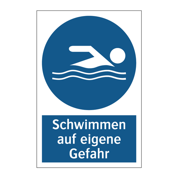 Schwimmen auf eigene Gefahr