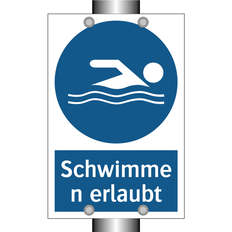 Schwimmen erlaubt