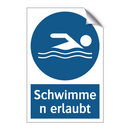 Schwimmen erlaubt