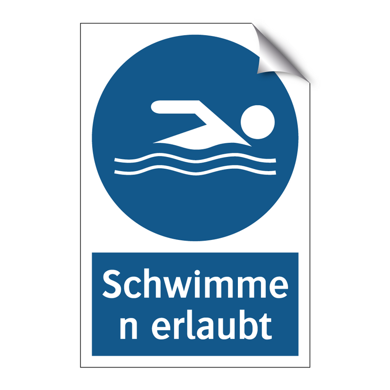 Schwimmen erlaubt