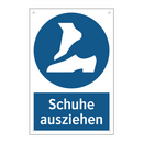 Schuhe ausziehen