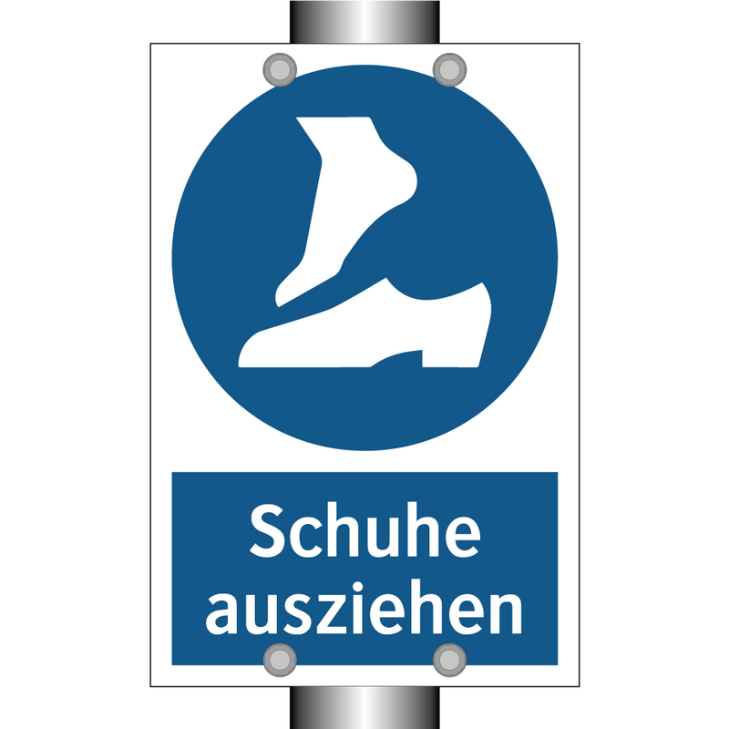 Schuhe ausziehen