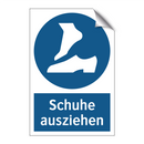 Schuhe ausziehen