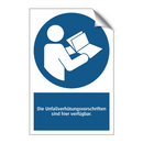 Die Unfallverhütungsvorschriften sind hier verfügbar.