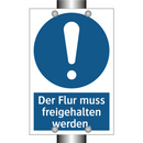 Der Flur muss freigehalten werden.