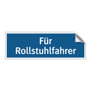 Für Rollstuhlfahrer