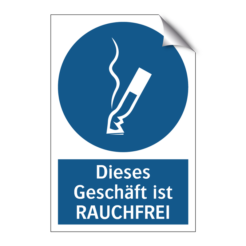 Dieses Geschäft ist RAUCHFREI