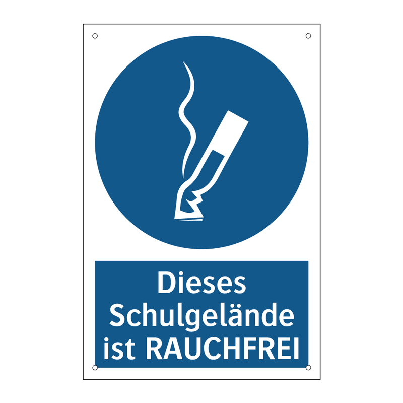 Dieses Schulgelände ist RAUCHFREI