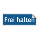Frei halten