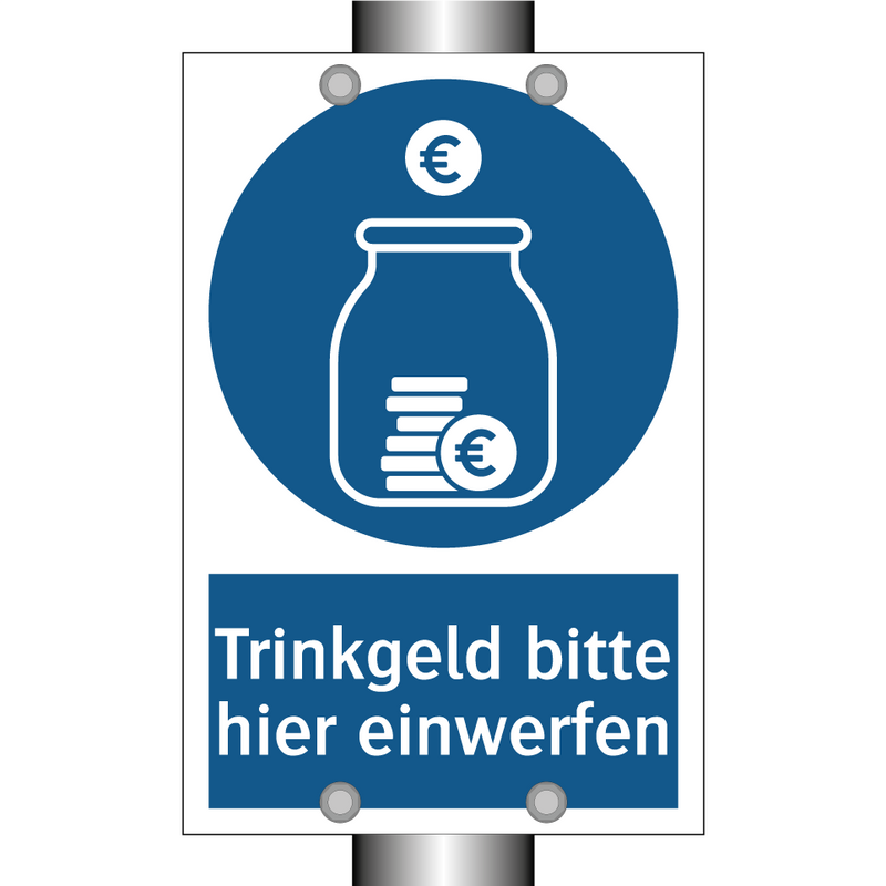 Trinkgeld bitte hier einwerfen