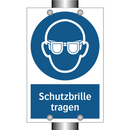 Schutzbrille tragen