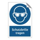 Schutzbrille tragen