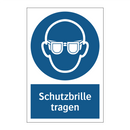 Schutzbrille tragen